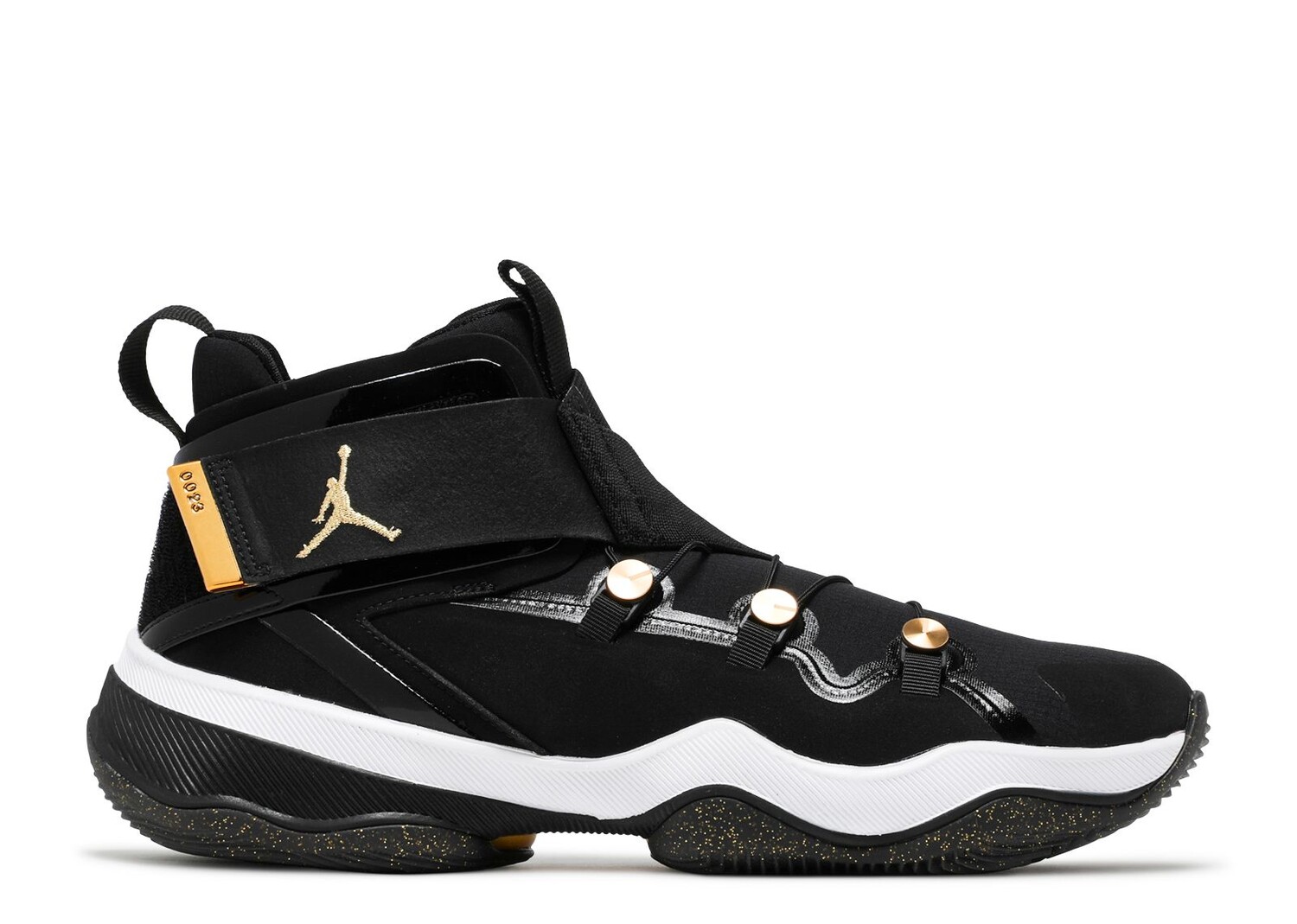 

Кроссовки Air Jordan Jordan Ajnt 23 'Black Metallic Gold', черный