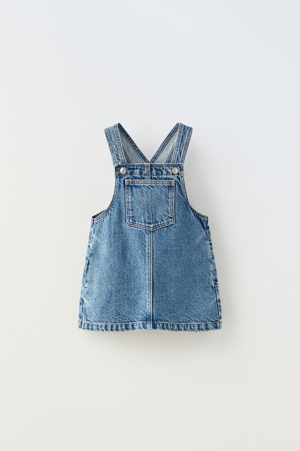 

Платье из простого денима Zara, синий