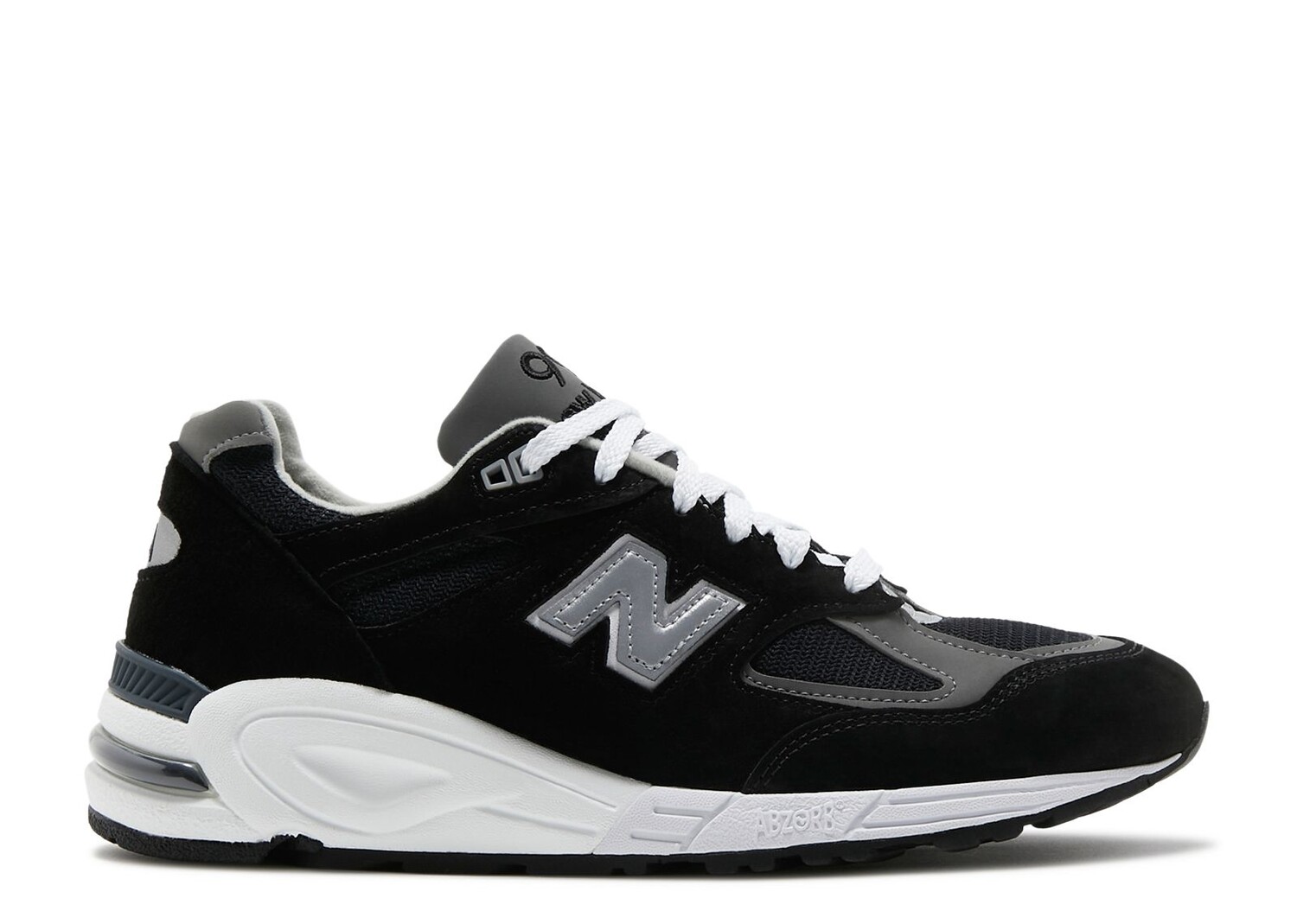 

Кроссовки New Balance 990V2 Made In Usa 'Black Grey', черный