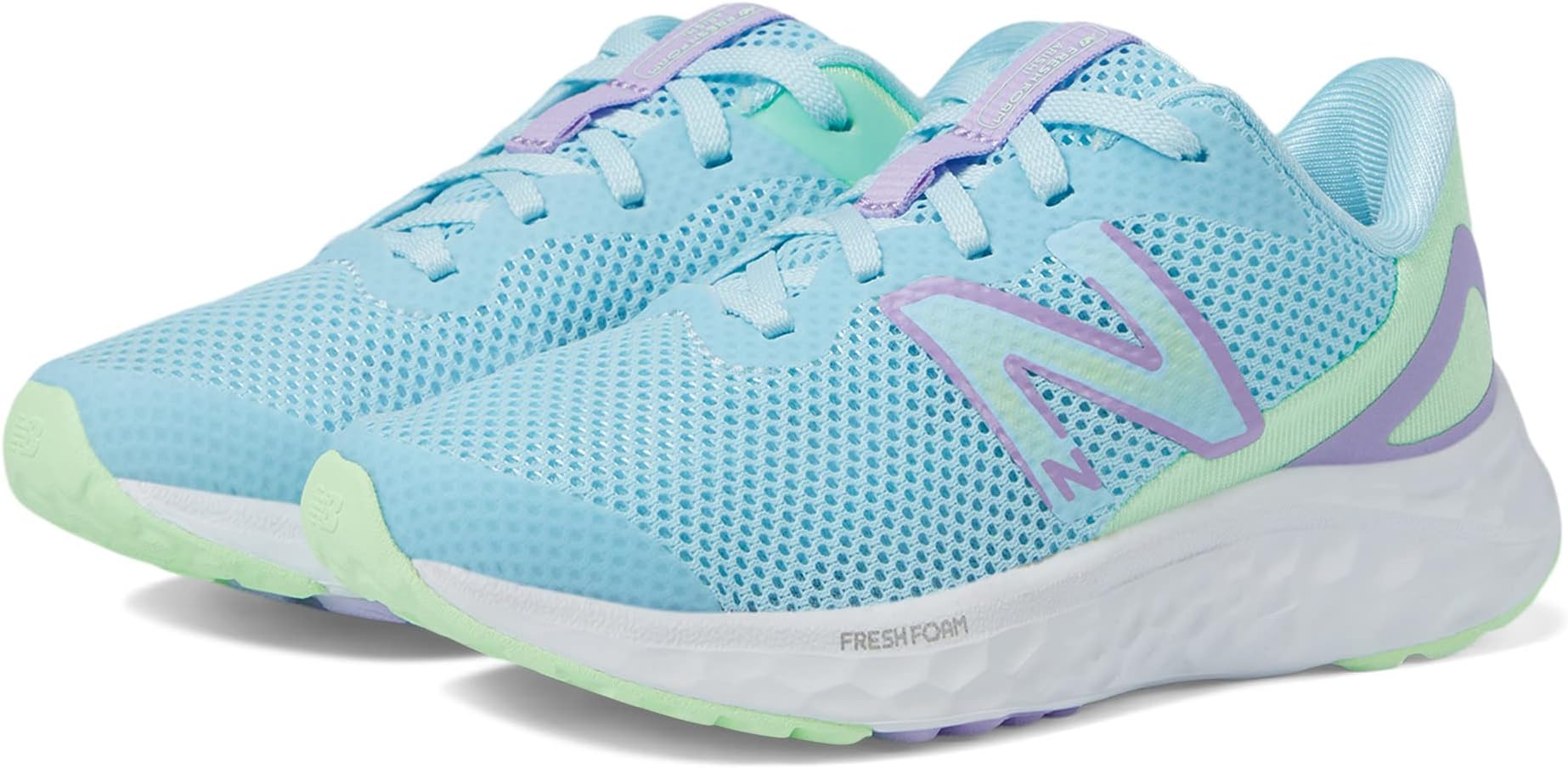 

Кроссовки Fresh Foam Arishi v4 New Balance, цвет Blue/Green Aura