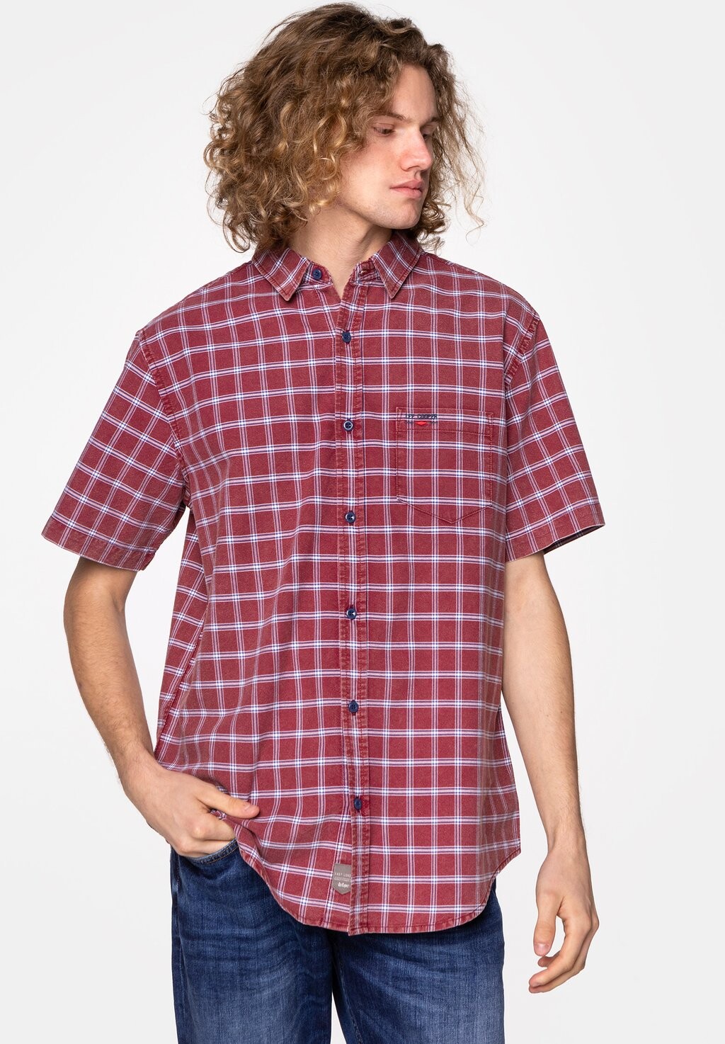 

Рубашка WILL Lee Cooper, темно-красный