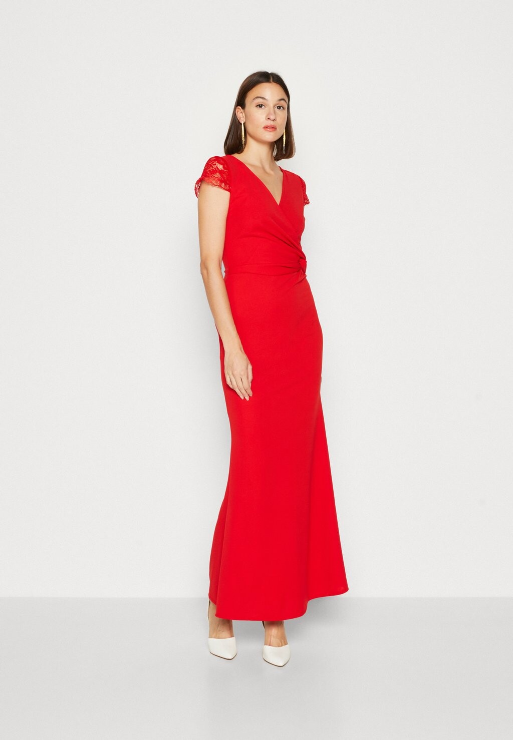 

Платье из джерси Wrap Maxi Dress WAL G., красный