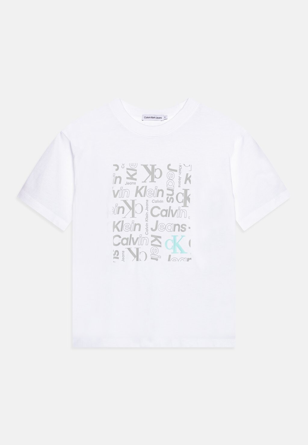 

Футболка с принтом PLACED BOX Calvin Klein Jeans, цвет bright white
