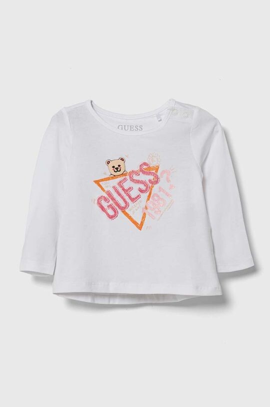 

Футболка с длинными рукавами Guess, белый