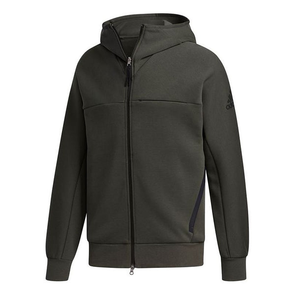 цена Куртка adidas O1 HTT Music Logo Casual Sports Hooded Jacket Brown, коричневый