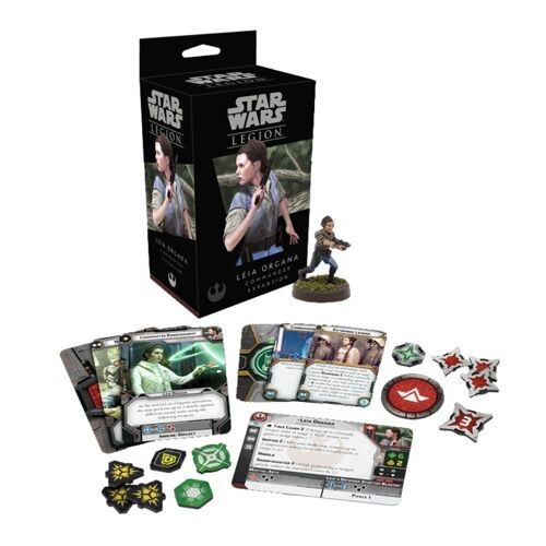 Фигурки Star Wars: Legion – Leia Organa Commander Expansion Fantasy Flight Games