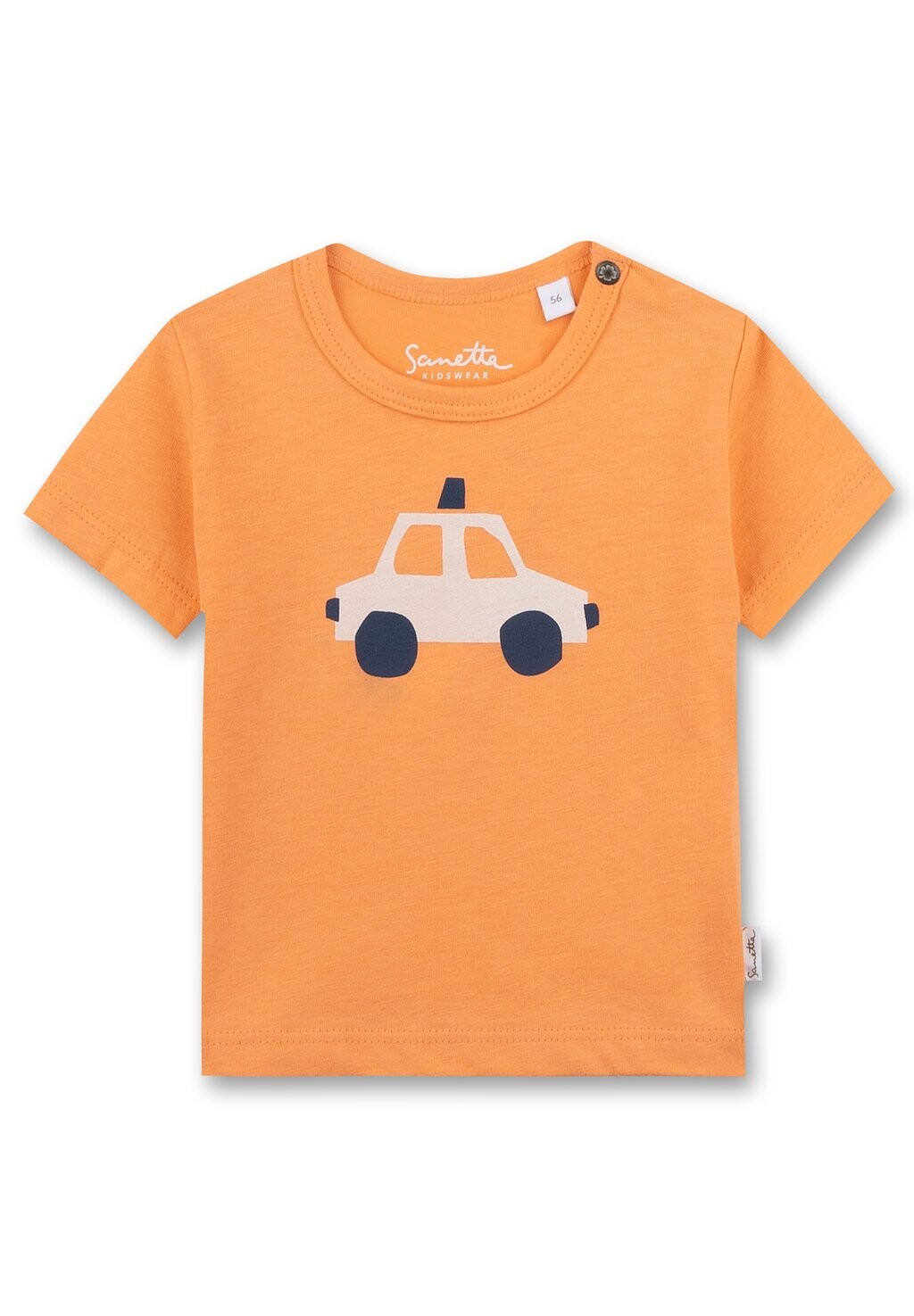 

Футболка с принтом Sanetta Kidswear, цвет orange