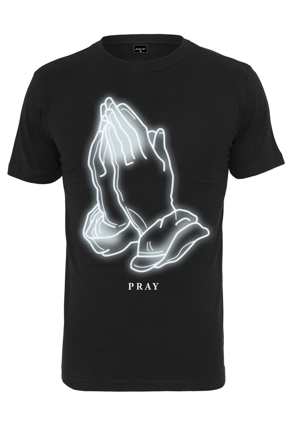 

Футболка с принтом PRAY GLOW TEE Mister Tee, черный