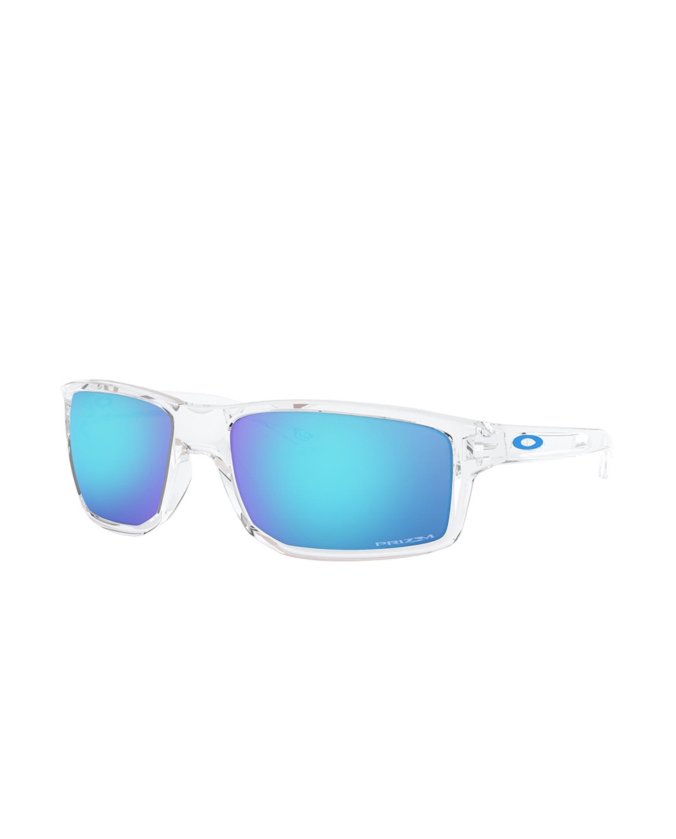 цена Прозрачные прямоугольные солнцезащитные очки с поляризационными линзами Oakley, белый