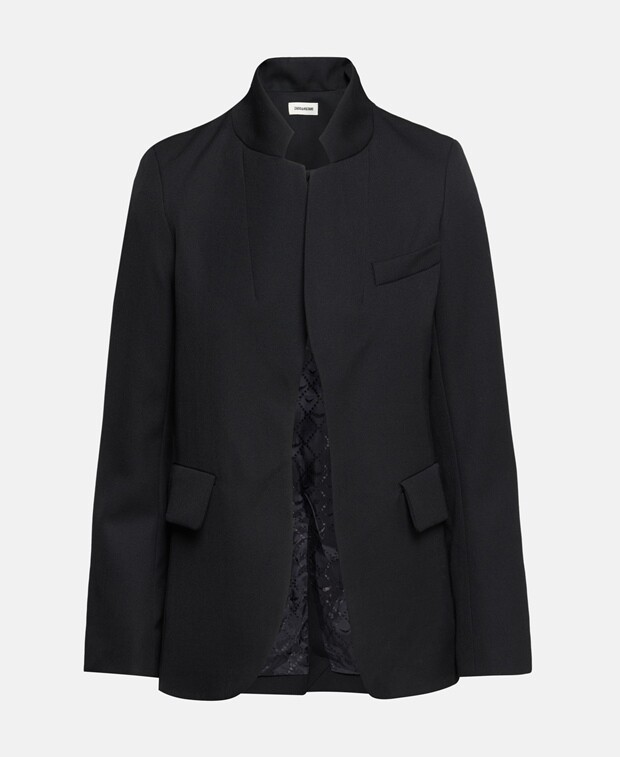

Шерстяной пиджак Zadig&Voltaire, черный