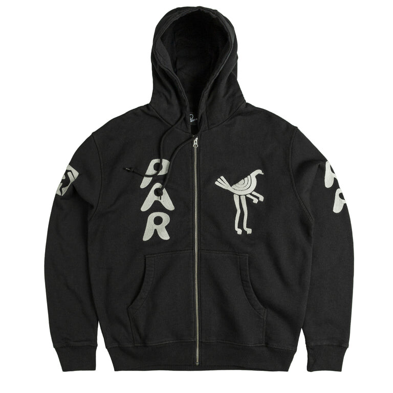 

Свитер Zipped Pigeon Zip Hoodie Sweatshirt By Parra, черный