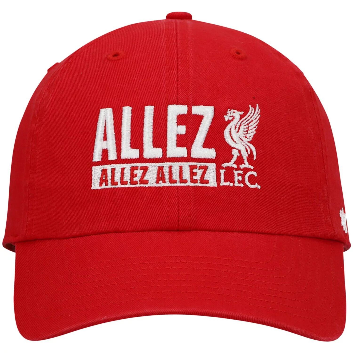 

Мужская красная регулируемая кепка Liverpool Allez Chant Clean Up '47