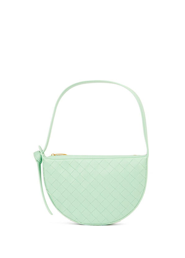 

Mini sunrise water green женская кожаная сумка через плечо Bottega Veneta