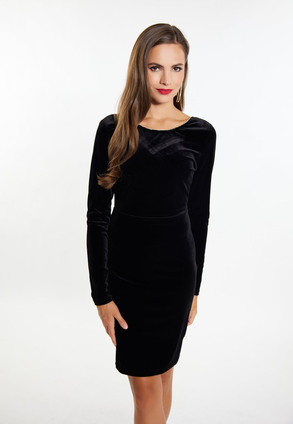 Элегантное платье Mit Strass Tuxe faina, цвет schwarz