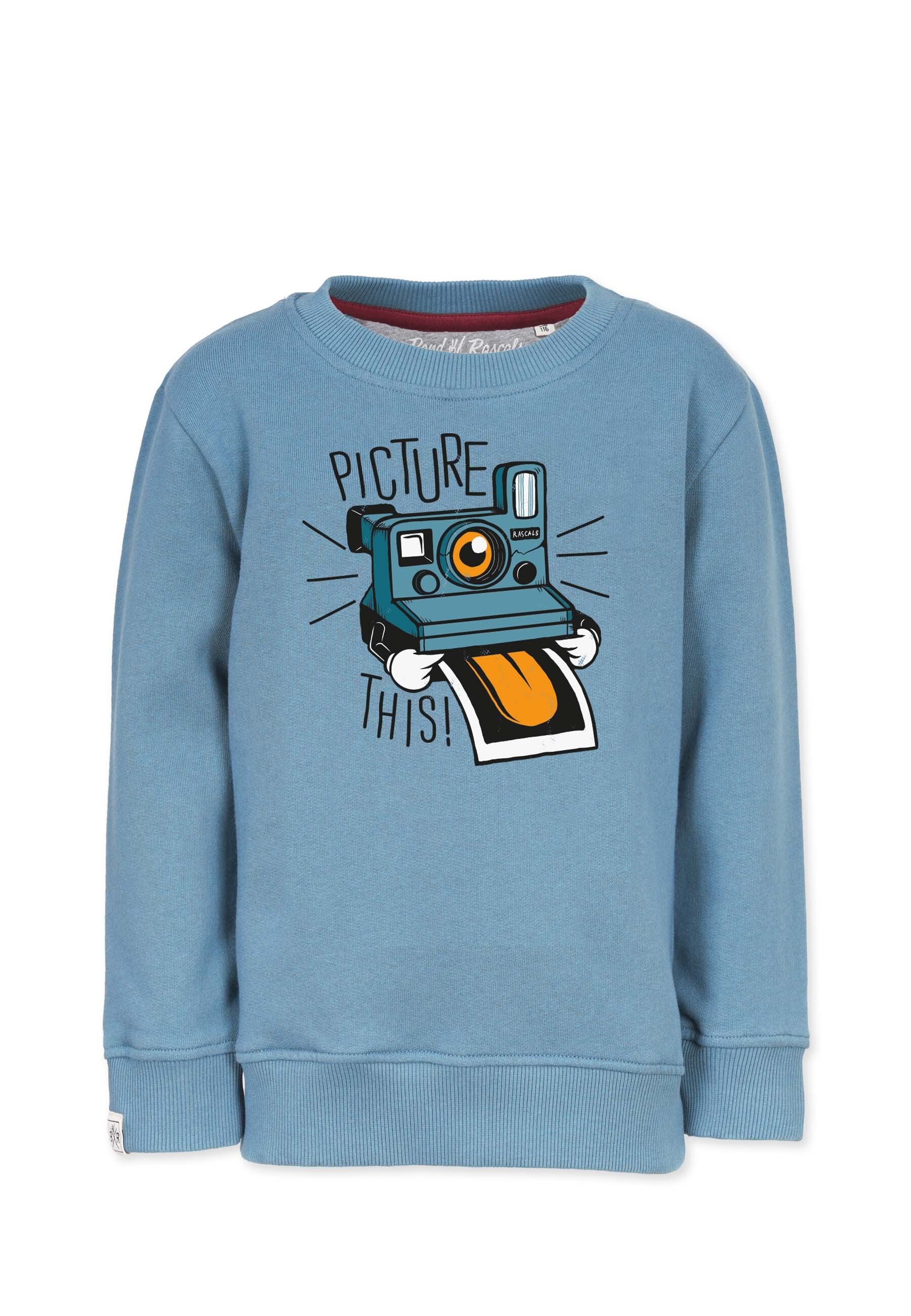 Пуловер Band of Rascals Sweatwear Picture This, цвет aegean blue