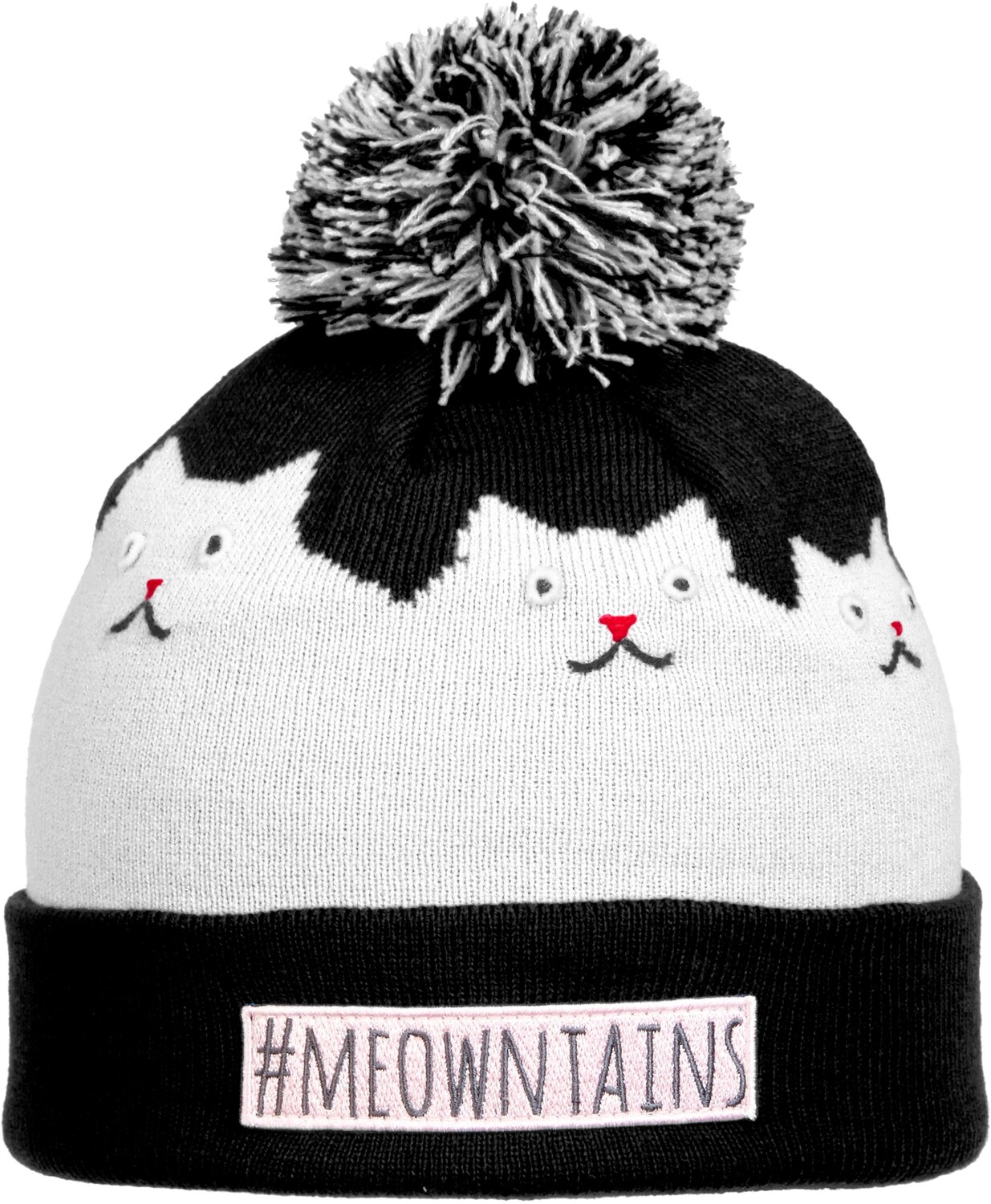 

#meowntains Шапка-бини — детская Turtle Fur, черный