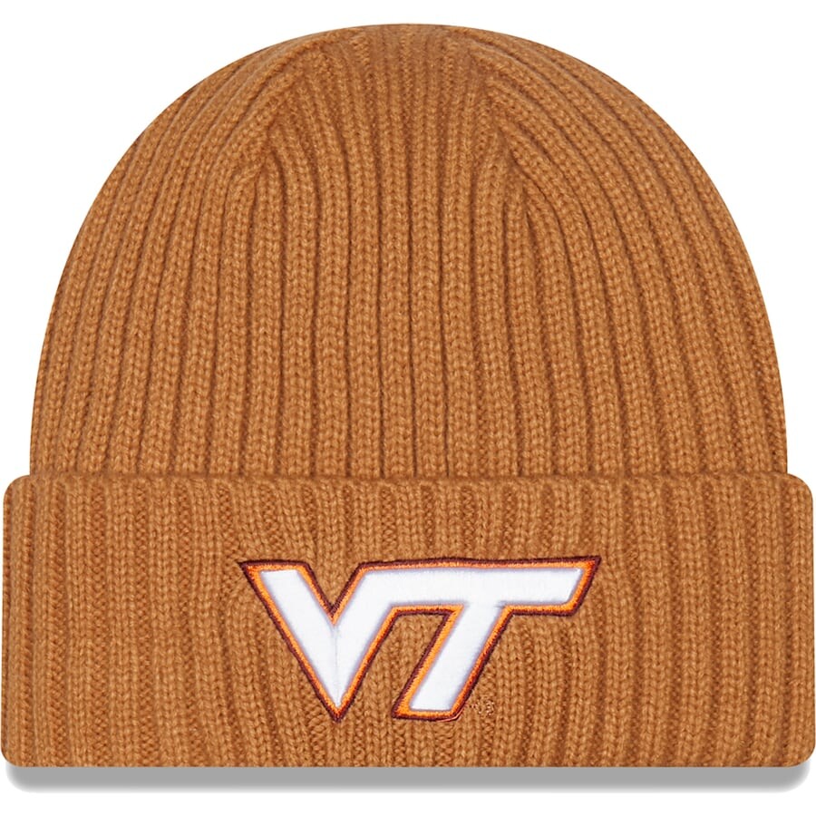 

Шапка New Era Virginia Tech Hokies, коричневый