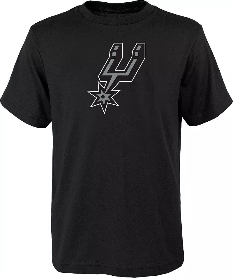 Черная футболка с логотипом Outerstuff Youth San Antonio Spurs