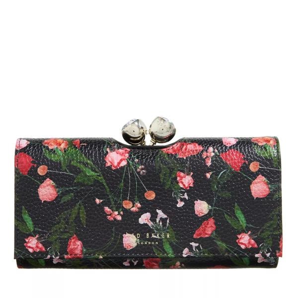 

Кошелек otiline floral print bobble purse Ted Baker, черный