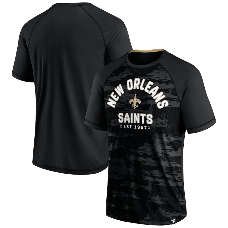 

Футболка с коротким рукавом Fanatics Branded New Orleans Saints, черный