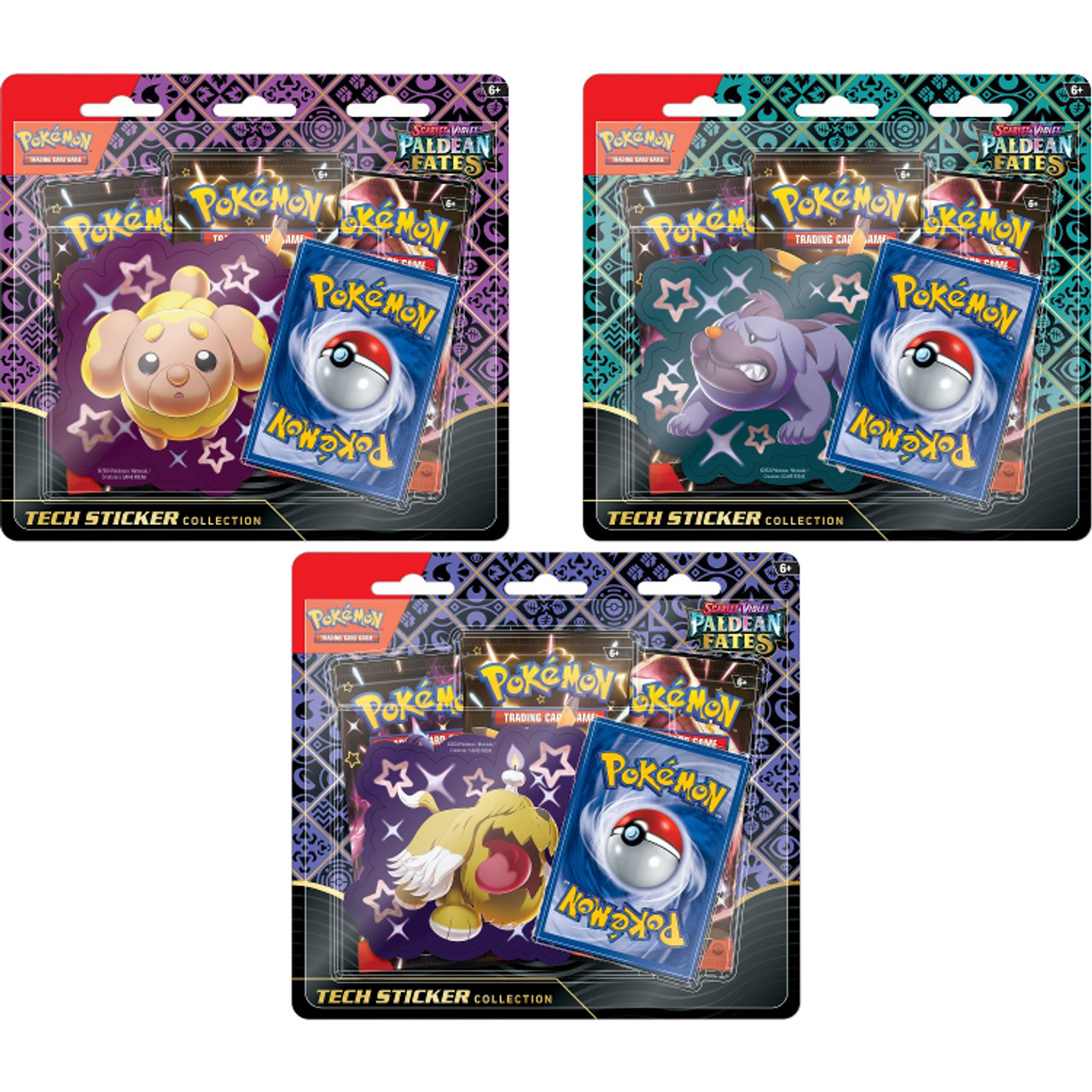 Карточная игра Pokemon: Scarlet & Violet - Paldean Fates - Tech Sticker...