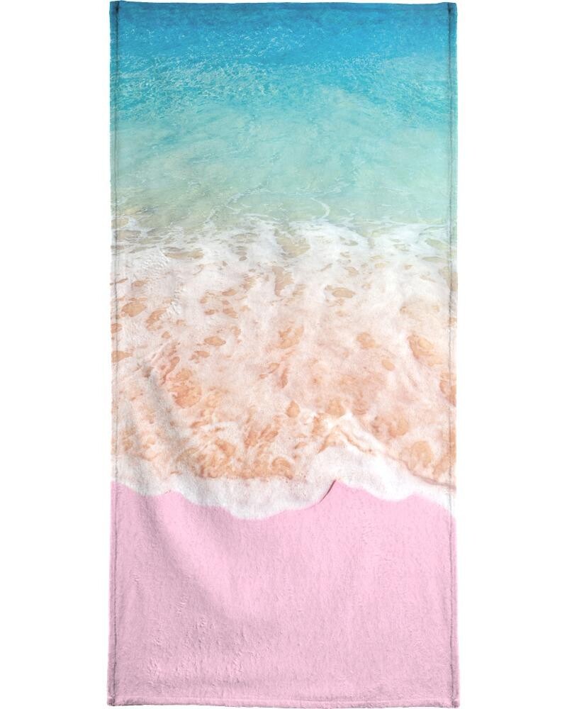 

Полотенце для ванной Juniqe Pink Sand, цвет Rosa & Türkis