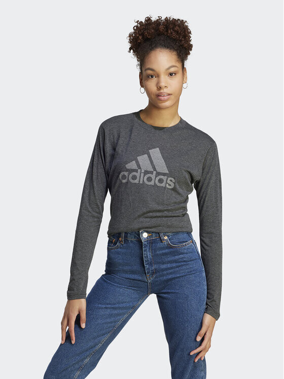 

Блуза стандартного кроя Adidas, серый