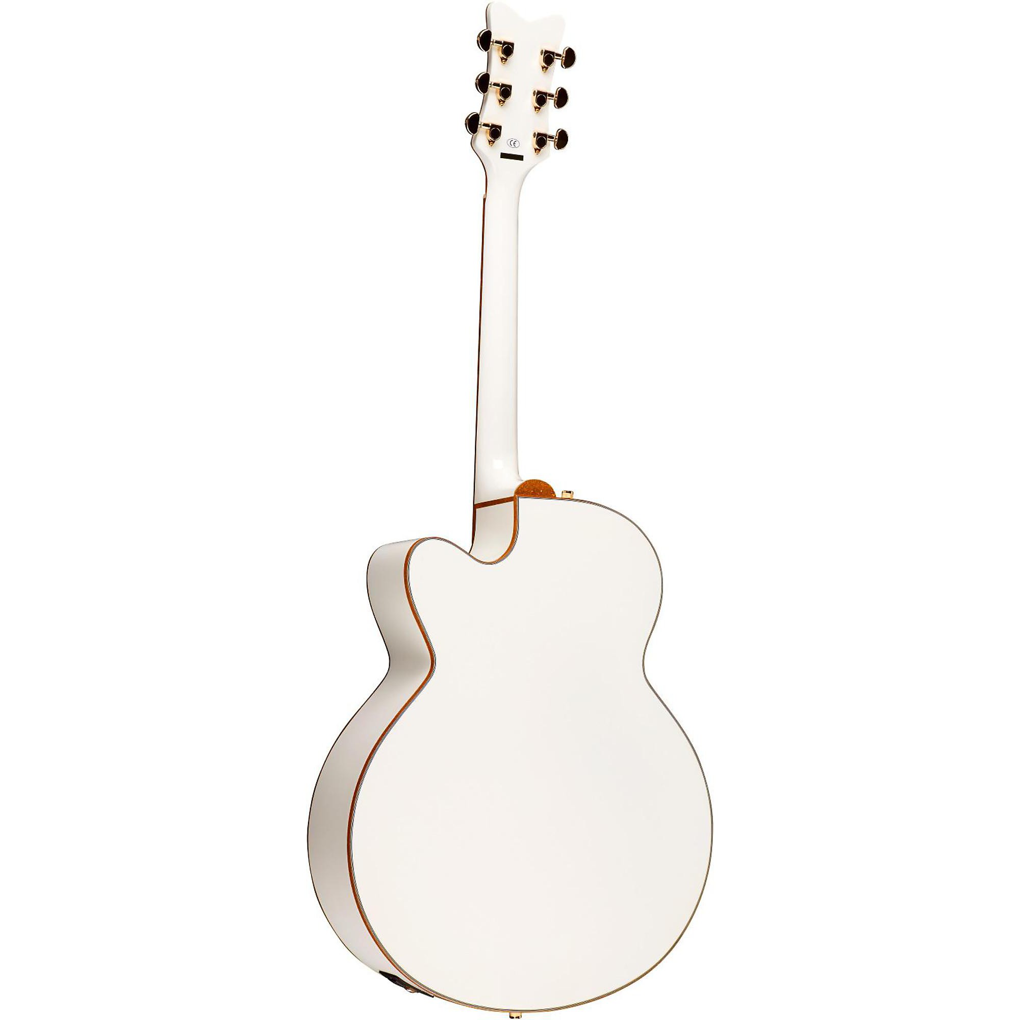 Акустически-электрическая гитара Gretsch G5022C Rancher Falcon Cutaway, белая