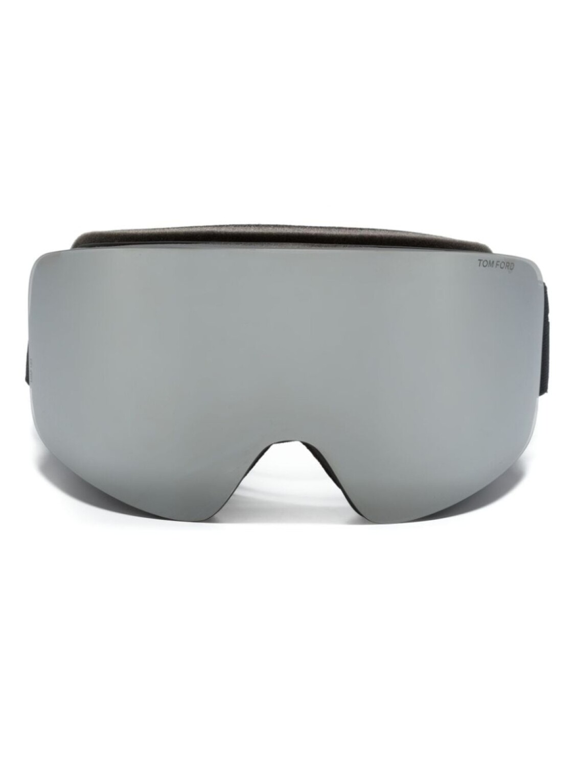 

TOM FORD Eyewear лыжная маска с зеркальными линзами и логотипом, черный