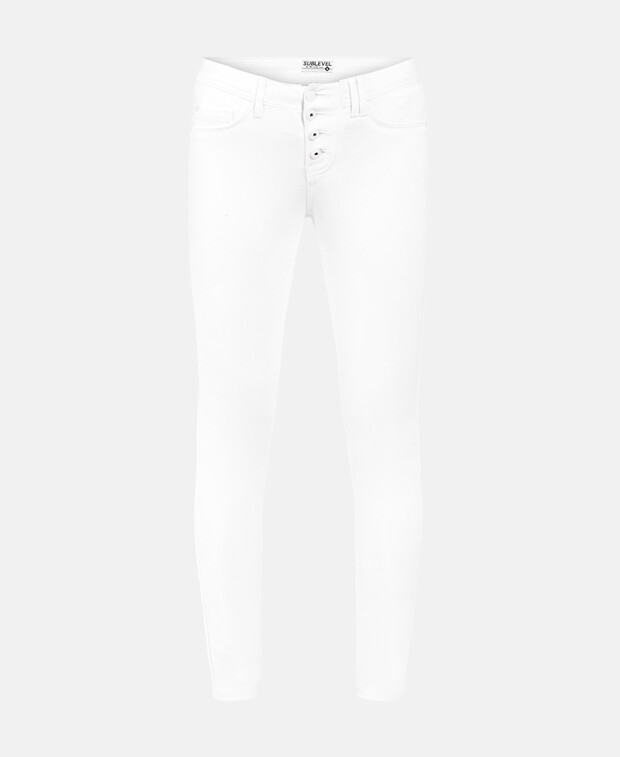 

Джинсы узкого кроя Sublevel, белый