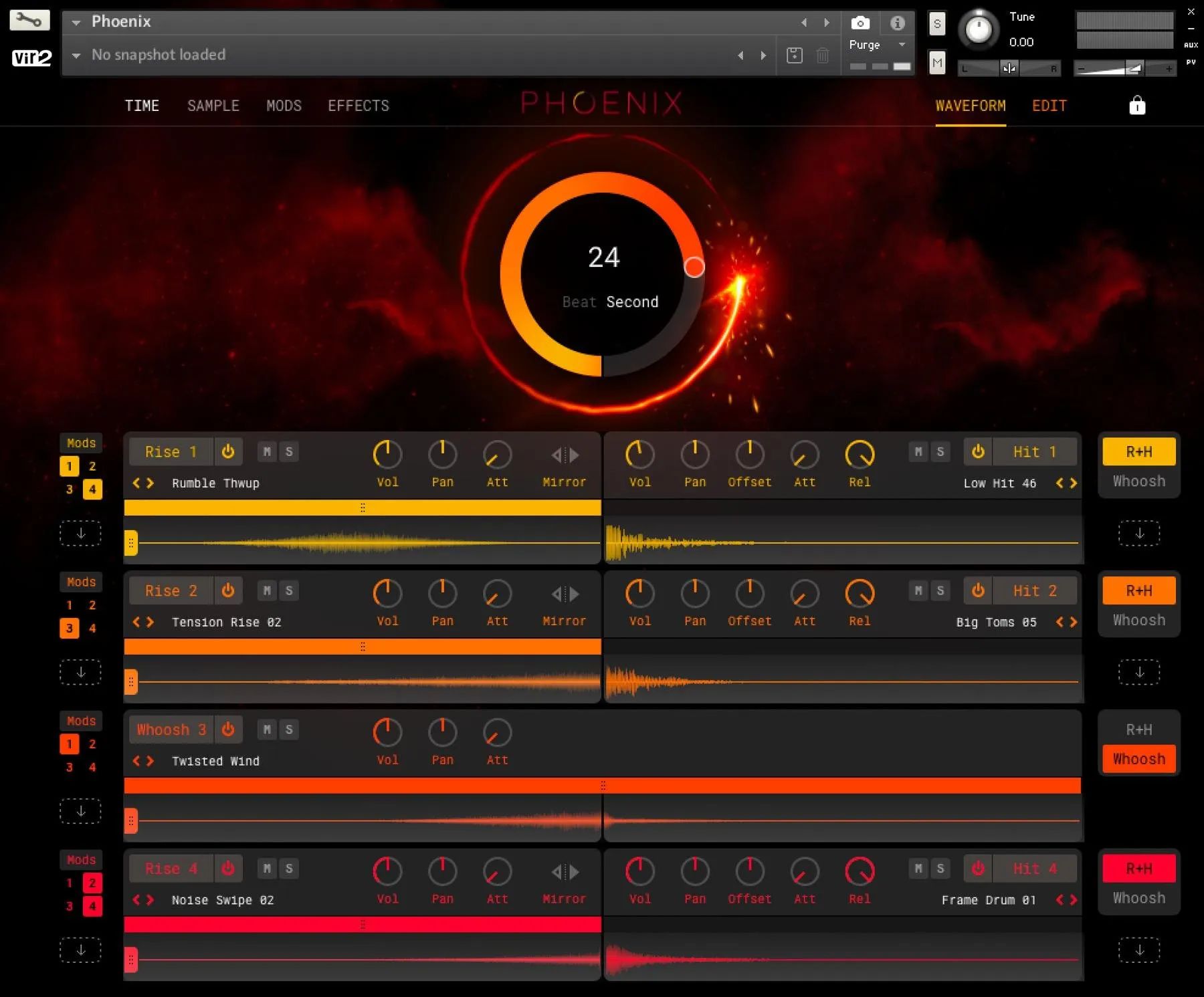 

Vir2 Phoenix: плагин Rise, Hit & Whoosh Builder