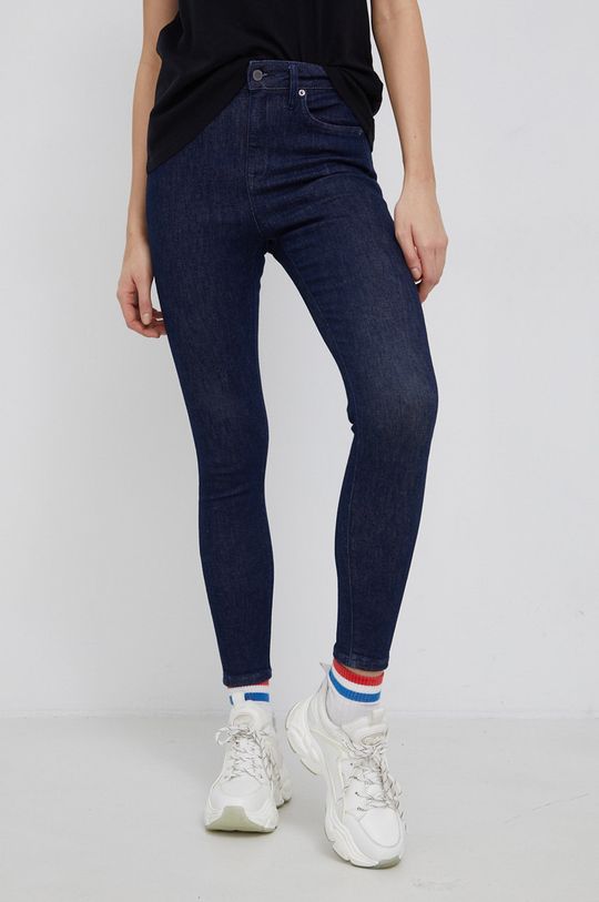 Джинсы Superdry, темно-синий джинсы скинни superdry размер 26 30 синий