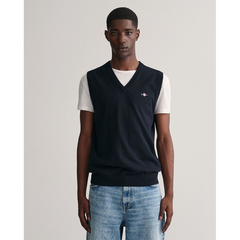 

Жилет Gant Classic Slipover, синий