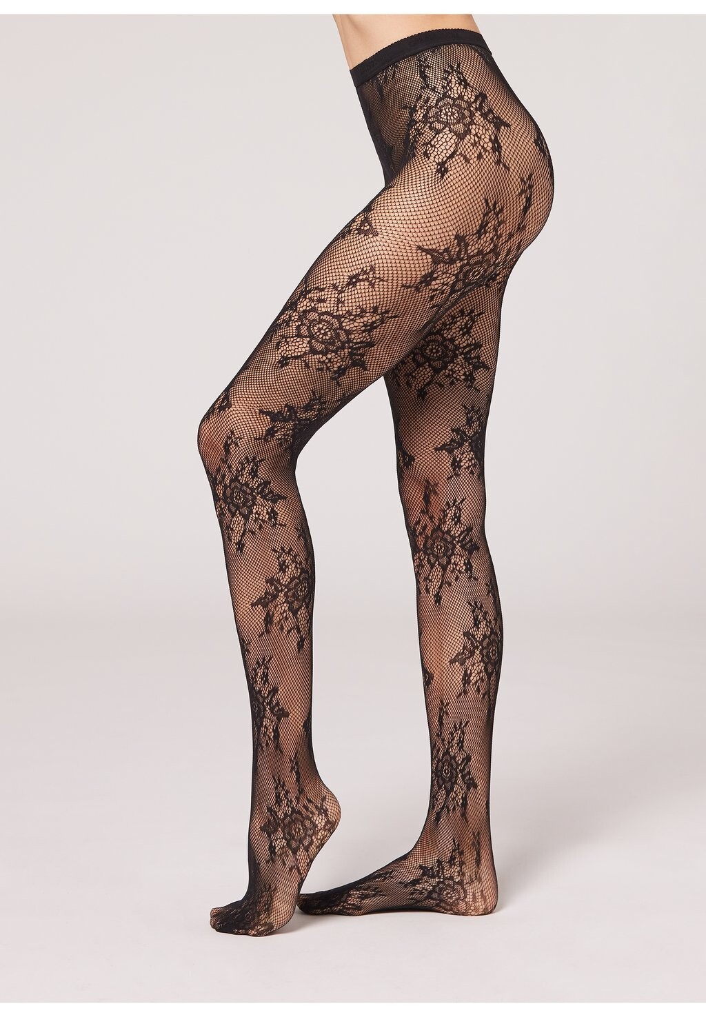

Колготки FLOREAL PATTERN Calzedonia, цвет schwarz