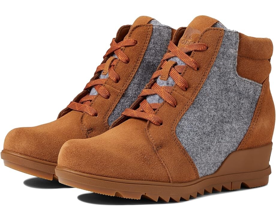

Ботинки SOREL Evie Ankle Lace, цвет Velvet Tan/Blackened Brown