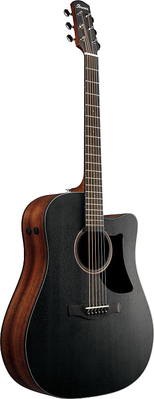 Акустическая гитара Ibanez AAD190CEWKH Advanced Acoustic-electric Guitar - Weathered Black