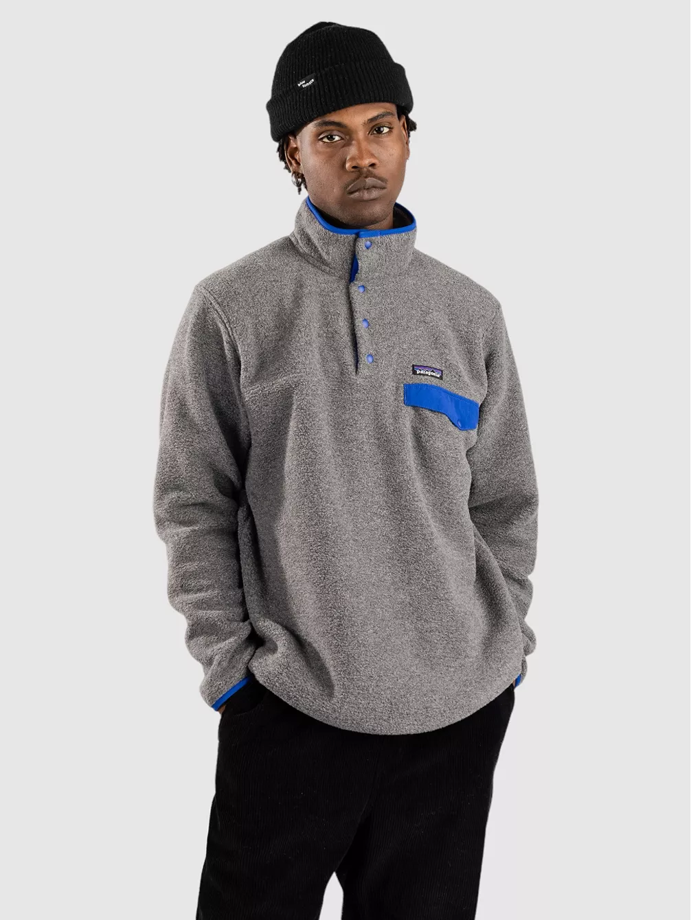 

Флисовый пуловер Lw Synch Snap-T Patagonia, синий