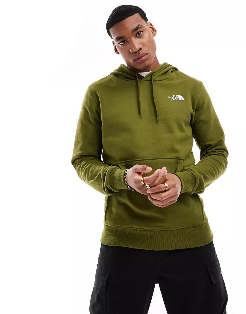 

Оливковое худи с логотипом The North Face Simple Dome