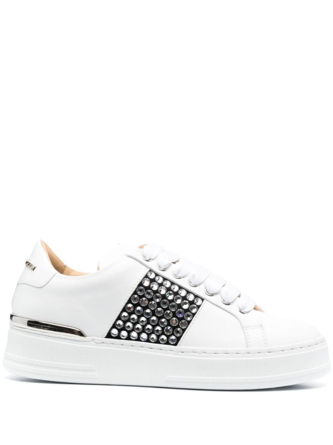 

Philipp Plein кроссовки с кристаллами, белый