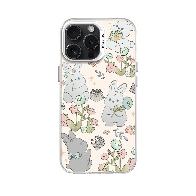 

Полюбуйтесь чехлом для телефона с медвежонком Surprise Bear, IMD-Antique White-Super Cute Bunny