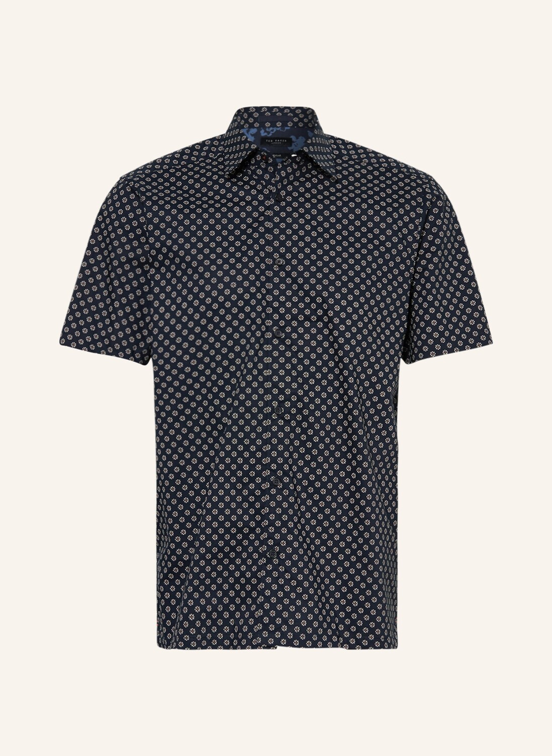 

Рубашка TED BAKER Kurzarm-FORTER Regular Fit, темно-синий
