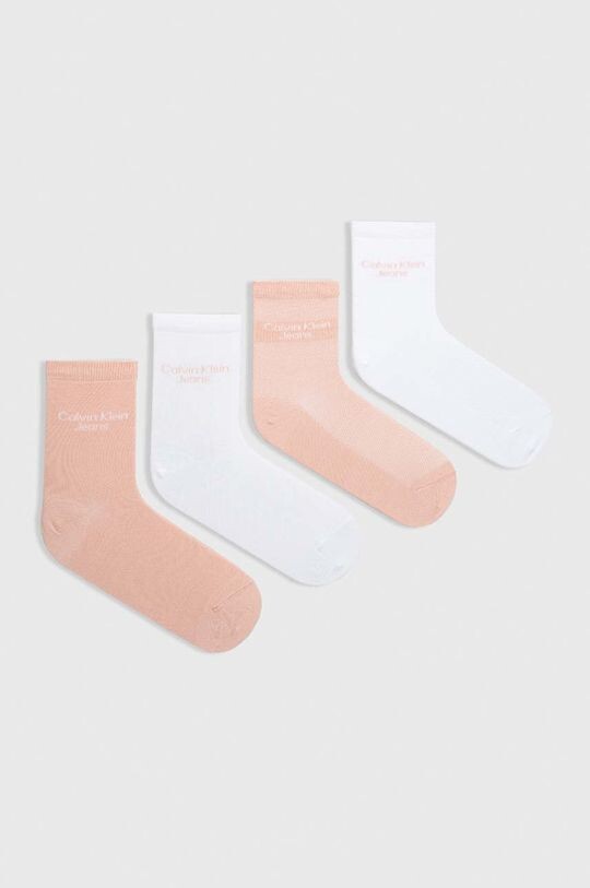

Носки , 4 пары Calvin Klein, розовый