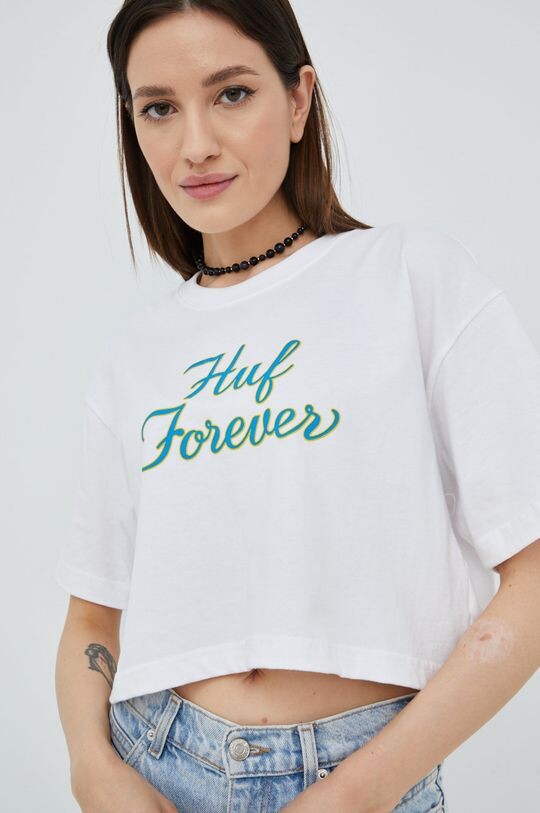 

Хлопковая футболка HUF Huf, белый