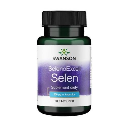 Swanson, Selenoexcell 0,2 мг – 60 капсул. swanson selenoexcell 200 мкг 60 капсул