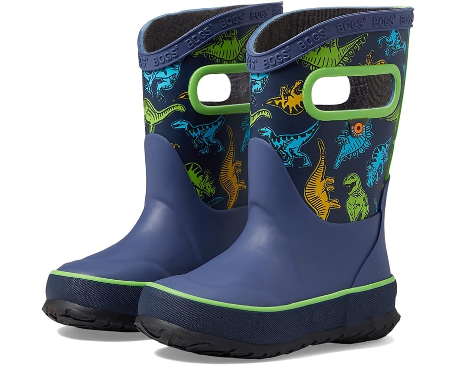 Ботинки Bogs Rain Boot Super Dino, цвет Navy Multi