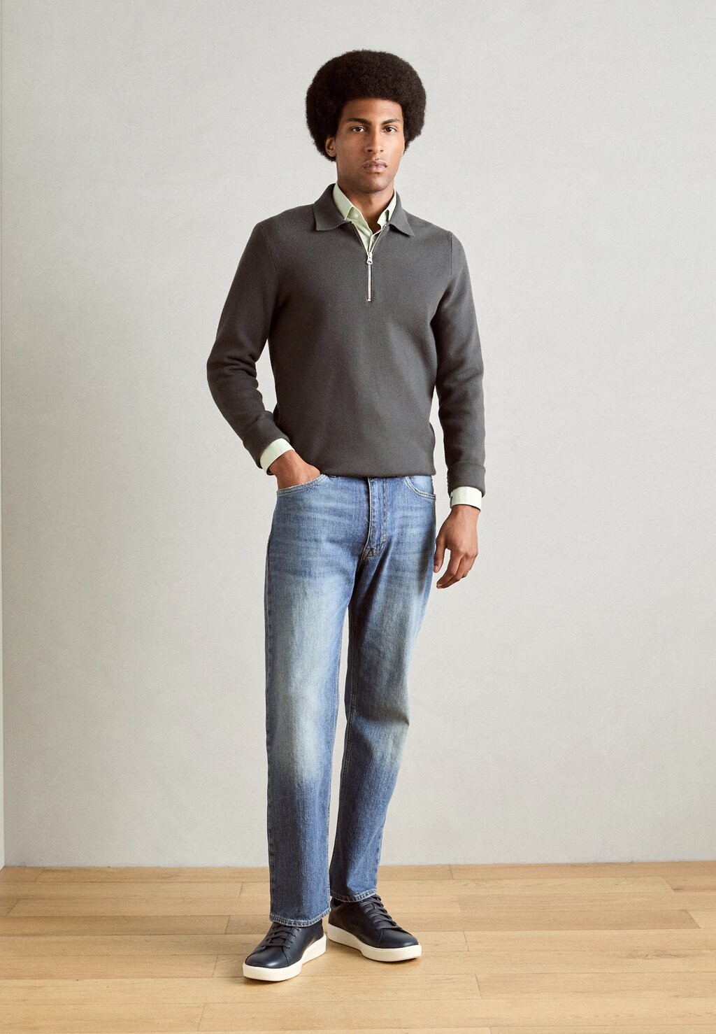 

Кроссовки на шнуровке GRAND CROSSCOURT TRAVELER Cole Haan, темно-синий