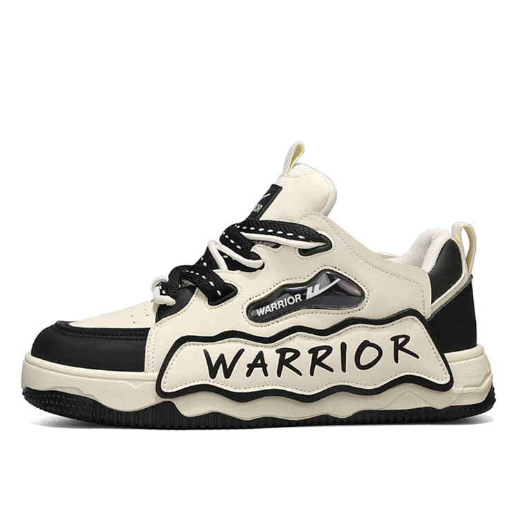 

Кроссовки WARRIOR Skateboarding Shoes Men Low-top, бежевый/черный