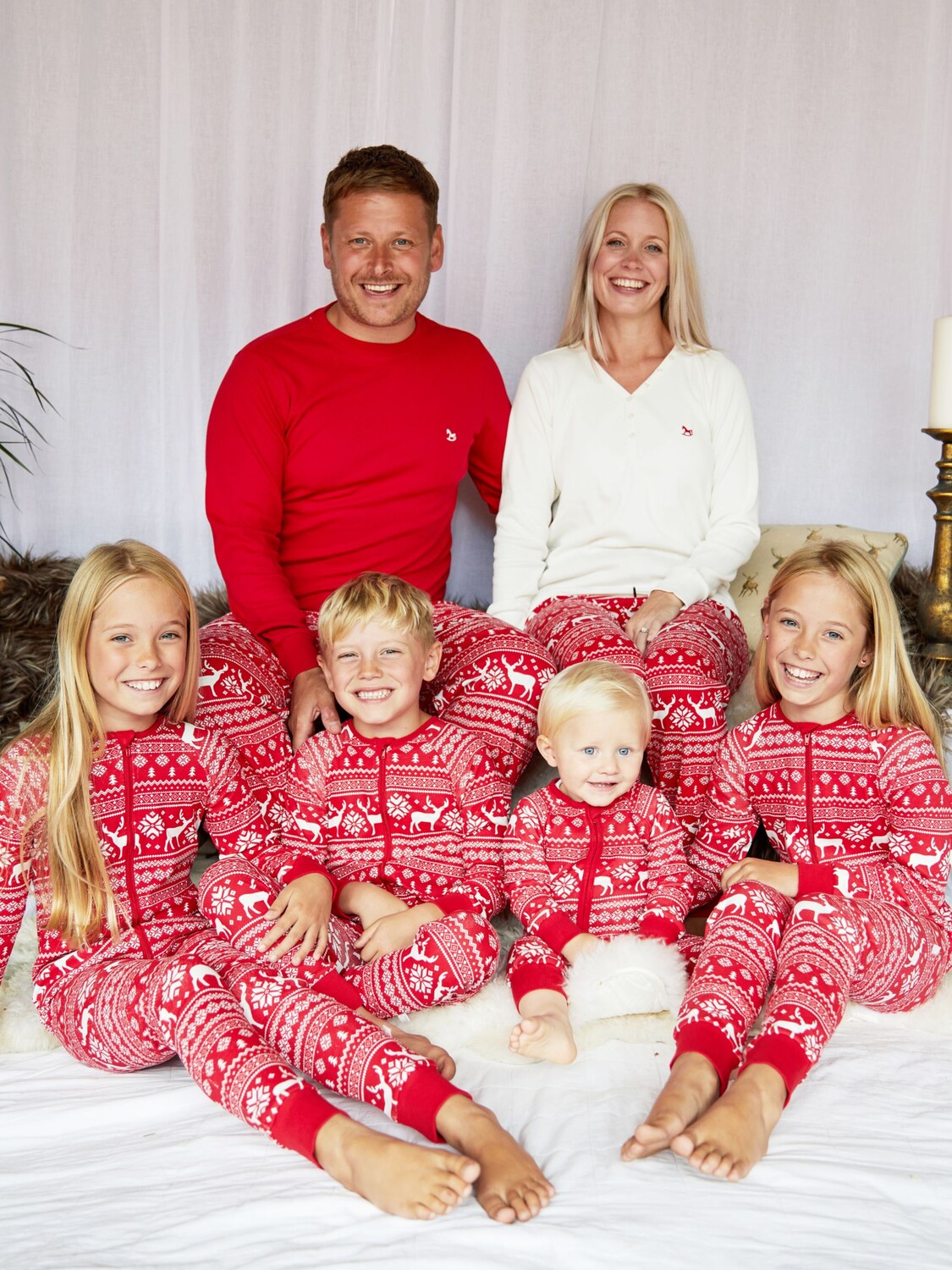 

Комбинезон для сна Little Tailor Baby Christmas Fairisle, красный