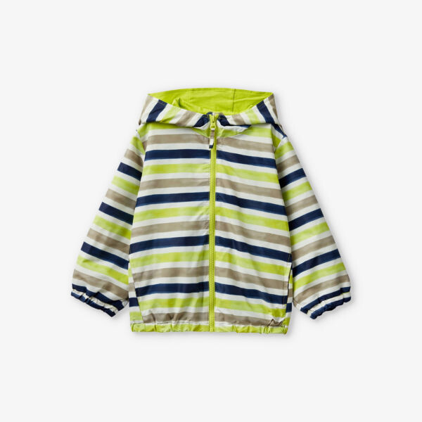 

Она с полосатым капюшоном;; куртка 18 месяцев-6 лет Benetton, желтый