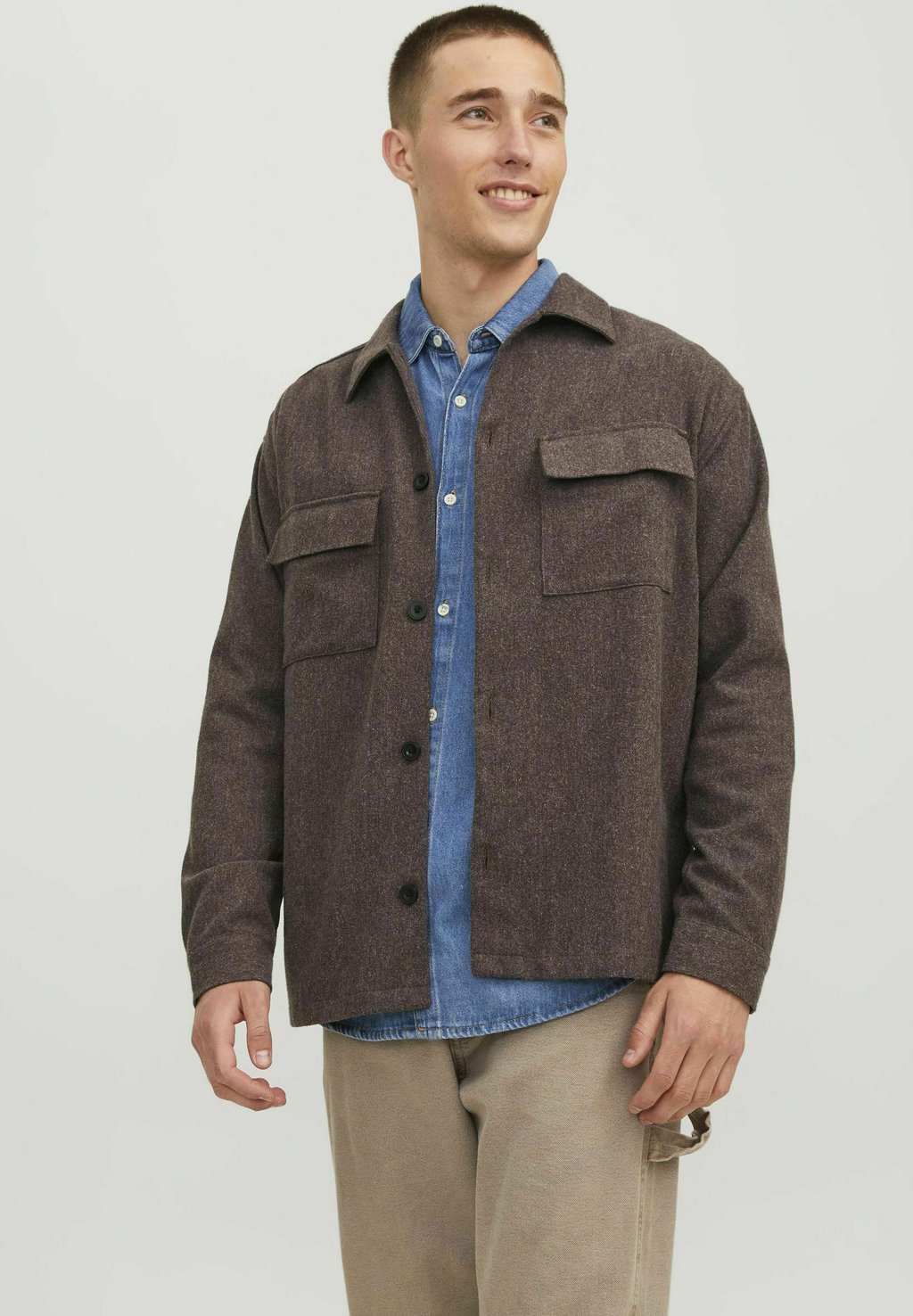 

Куртка Jack & Jones, цвет chocolate brown